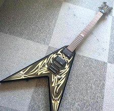 B.C.Rich KKV Kerry King Flying-V Guitar Flame Slayer