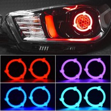 RGB LED Dynamic Halo Ring Sharingan Angel Eyes APP Control Modify Headlight DRL