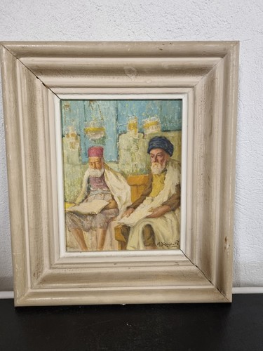 Tableau orientaliste signé - orientaliste,