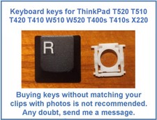 KEY for keyboard Lenovo ThinkPad T520 T510 T420 T410 W510 W520 T400s T410s X220