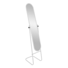 1x Blanc 153cm x 30cm Rond Miroir Pleine Longueur Grand Debout Miroirs de Sol