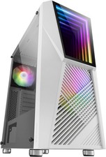 Mars Gaming MC777W Boîtier PC Gaming ATX Miroir Infini ARGB Verre Trempé 2