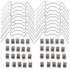  100pcs en acier inoxydable clips à effet de serre durable cadre de fixation de