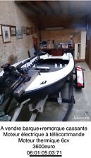 barque de pêche moteur 6cv et