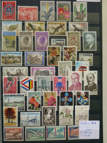 Belgique 1960 1990 lot - 1960-1990, sl01