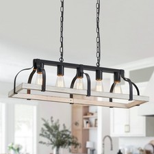 5 Lustres en métal léger