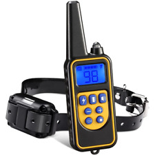 Collier de dressage électrique Chien Télécommande Etanche Rechargeable Neuf FR