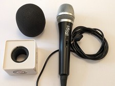 IK Multimedia iRig - Microphone à main pour iPhone/iPad + bonnette + flag