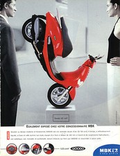 1999 MBK motorcycle 125 cm3 advertising
