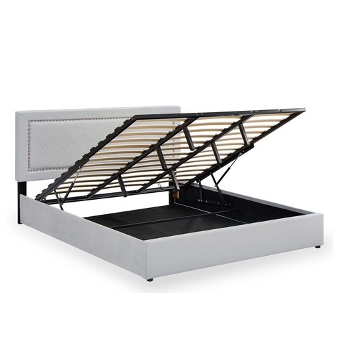 Lit coffre velours - coffre,