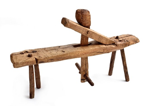 Ancien petit banc - à, planer