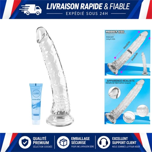 Gode réaliste silicone avec - gode,