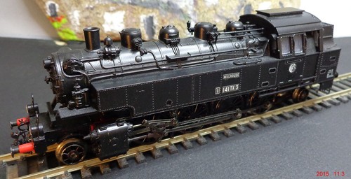 Locomotive vapeur 141 3 - vapeur, tx