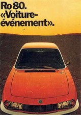 Catalogue brochure NSU RO 80