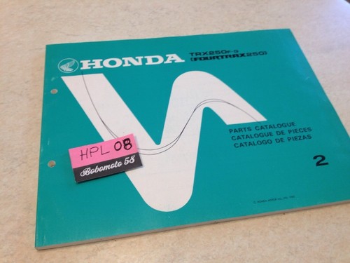 Honda quad trx250 trx - honda, f