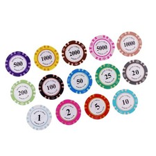 14 pcs Poker Chips Casino