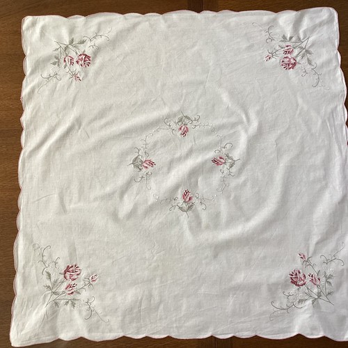 Nappe avec broderie coton - avec, en
