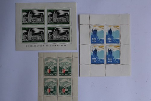 Vignettes suisse militaire - vignettes,