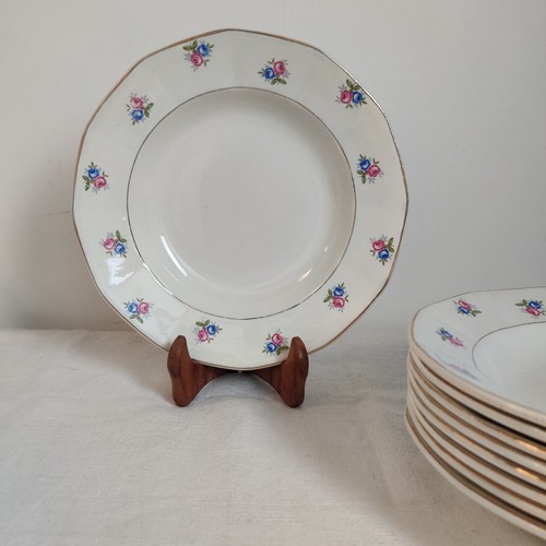 Assiettes creuses décor - assiettes,