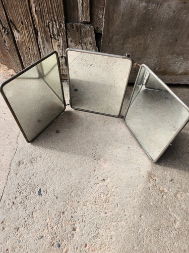 Ancien miroir triptyque - miroir, de