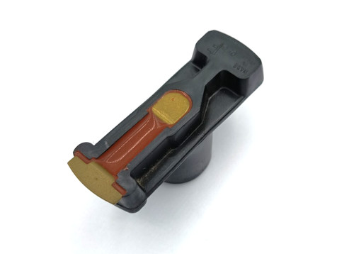 Brosse rotative spinterogène