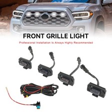 4PCS LED Grille Lights Pour Toyota Tacoma TRD Off Road & TRD Sport 2020-2023 E3