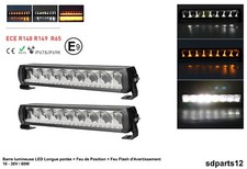 2 Barres Lumineuse LED 10-30V