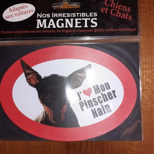Magnet chien aime mon - chien,