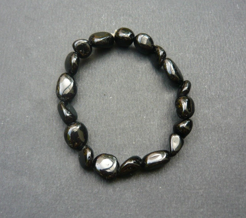 Bracelet perles tourmaline - bracelet,