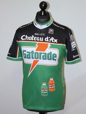 Vintage 1992 Gatorade – Chateau d'Ax cycling team shirt Santini Size XL
