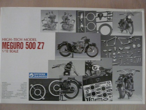 Maquette moto gunze - maquette, 1/12