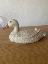 Duck / swan table trash can for aperitif in ceramic sling decoration