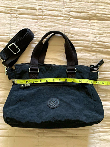 Kipling black elysia - bag, zip