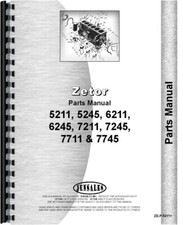 Zetor 5211 5245 6211 6245 7211 7245H 7745 7711 Tractor Parts Manual Catalog