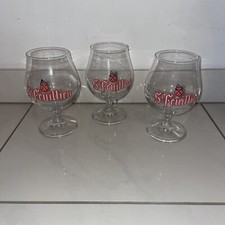 lot de 3 verres a biere St feuillien ancien