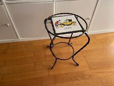 Vintage 1950s Wrought Iron Plant Holder for Flower Pot