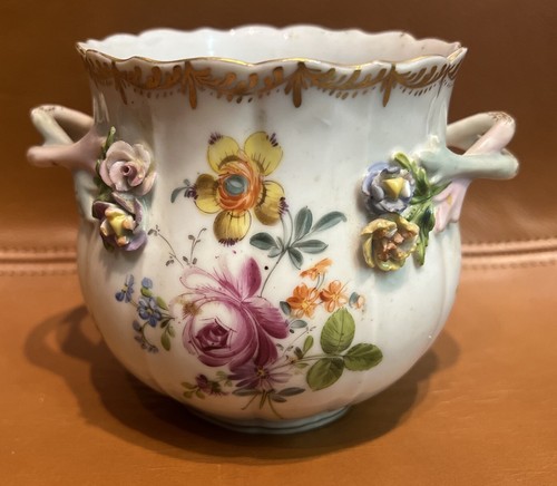Pot porcelaine saxe - porcelaine,