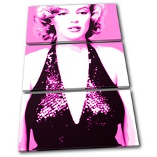 Marylin Monroe Iconic Celebrities TREBLE TOILE murale ART Photo Print