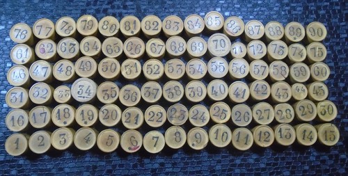 Ancien jeu loto nombreuses - ancien,