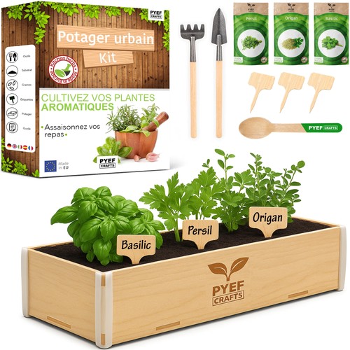 Kit potager intérieur - kit, d'intérieur