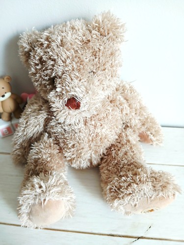 Moulin roty peluche ours - peluche,