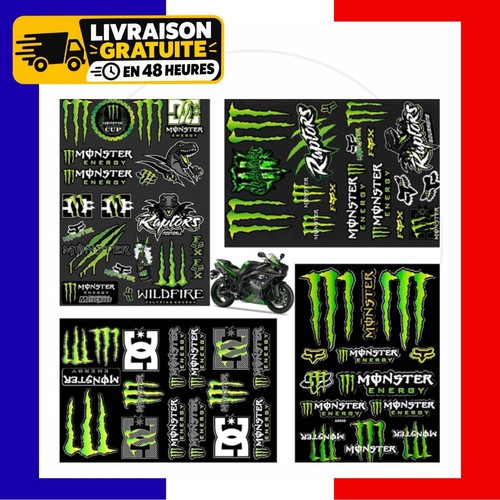 Lot autocollants monster - lot, 4