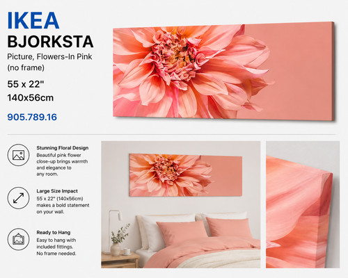Photo ikea bjorksta fleurs - ikea,