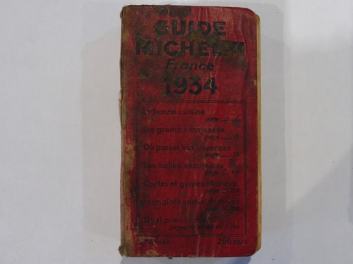Ancien guide michelin 1934 - ancien,