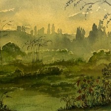 👁TABLEAU AQUARELLE ALAIN