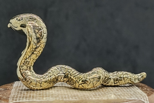 Figurine cobra royal bronze - figurine,