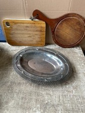 Ancien Plat Plateau Ovale