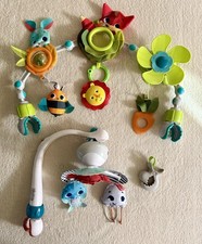 Set of Tiny Love Meadow Days Stroller Arch and  Take Along Crib/Bassinet Mobile