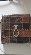 Sac vintage en cuir patchwork