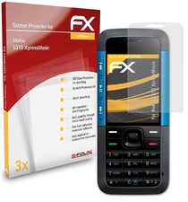 atFoliX 3x Film Protection d'écran pour Nokia 5310 XpressMusic mat&antichoc